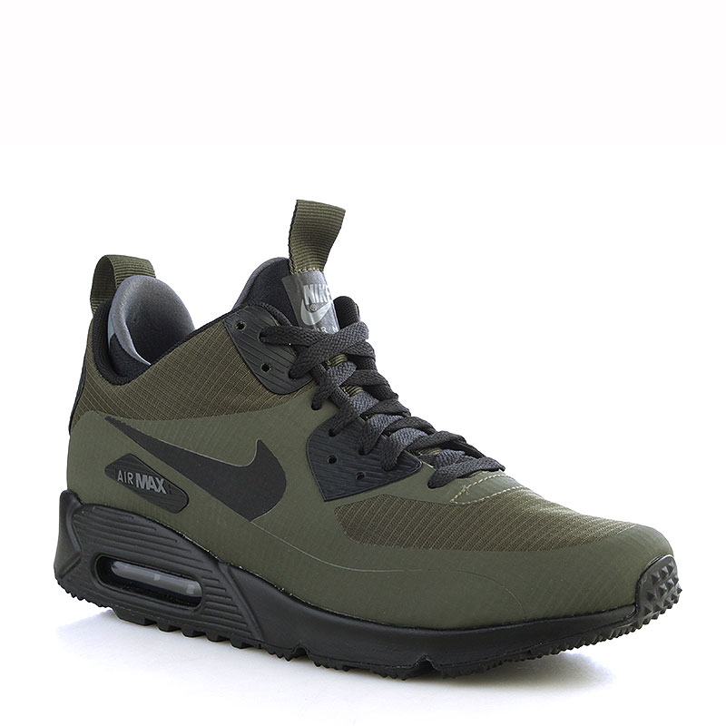 мужские зеленые ботинки Nike Air Max 90 Mid WNTR 806808-300 - цена, описание, фото 1